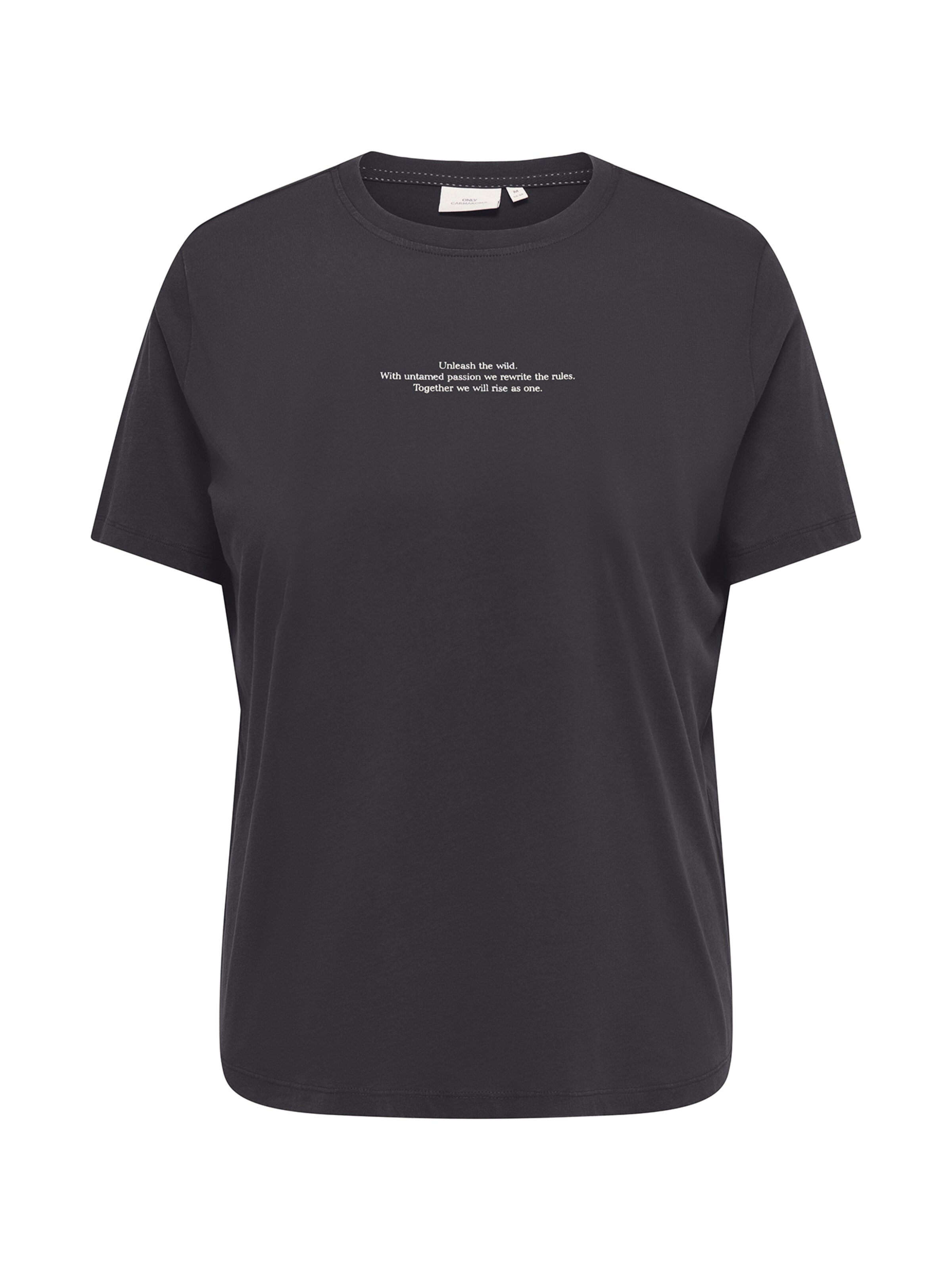 ONLY Carmakoma T-shirt 'CARROXY' i svart: framsida