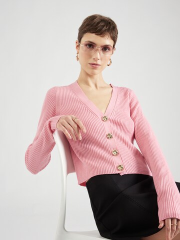BRAVE SOUL Knit Cardigan in Pink
