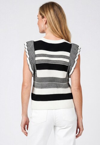 usha BLUE LABEL Gebreide bodywarmer in Zwart
