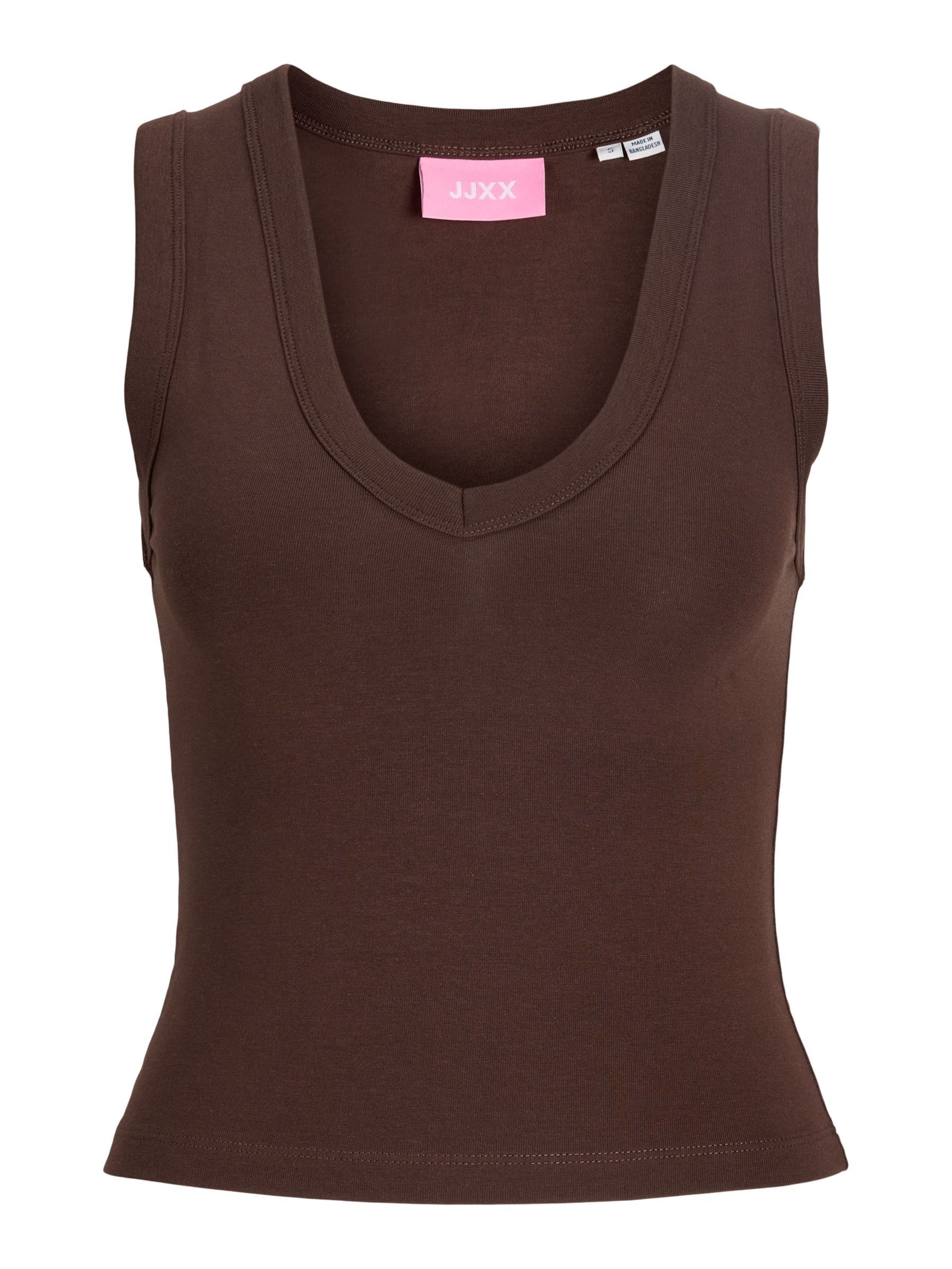 Haut ' JXGIGI' JJXX en marron : devant