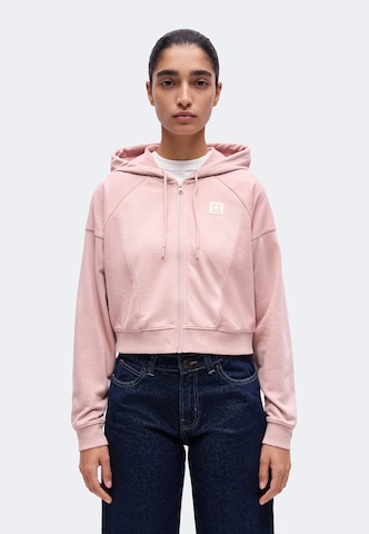 CONVERSE - Casaco em moletão 'STAR' em rosa: frente
