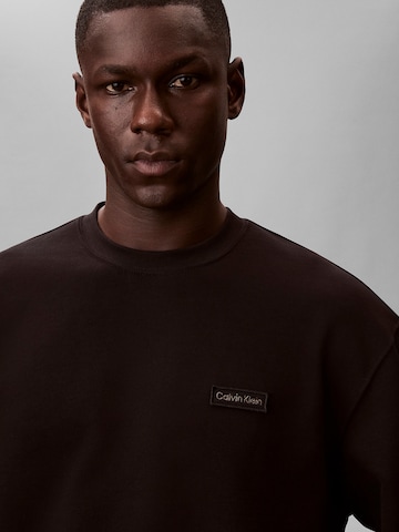 Calvin Klein Jeans Sweatshirt 'Terry' in Zwart