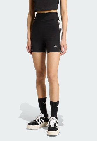 ADIDAS ORIGINALS Skinny Pants in Black: front