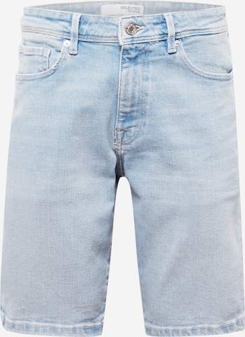 SELECTED HOMME - Regular Calças de ganga 'ALEX' em azul: frente