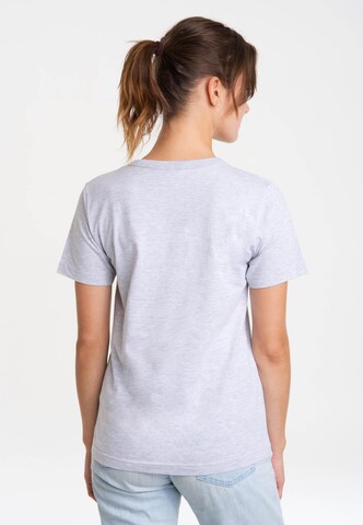 LOGOSHIRT Shirt 'Asterix der Gallier - Asterix Portrait' in Grey