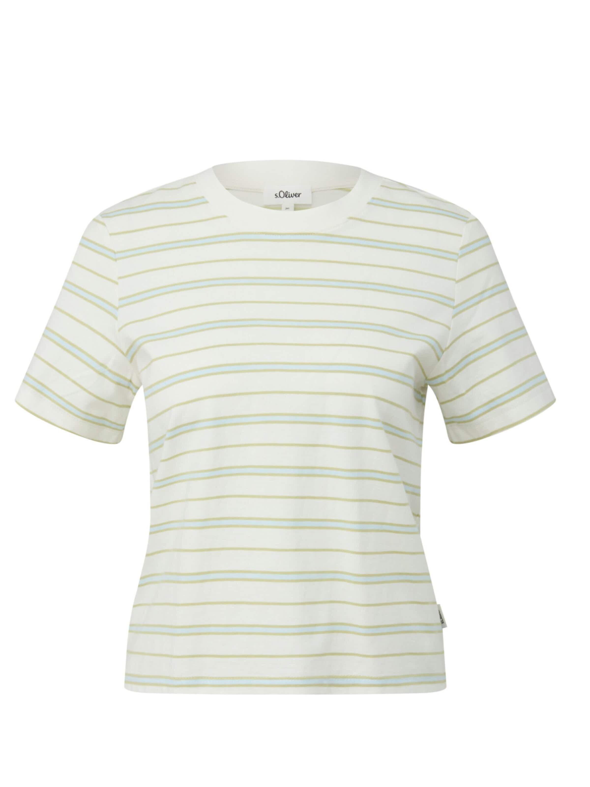 T-shirt 's.Oliver - Dames t-shirt' s.Oliver en blanc : devant