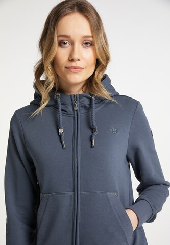 DreiMaster Vintage Zip-Up Hoodie in Blue