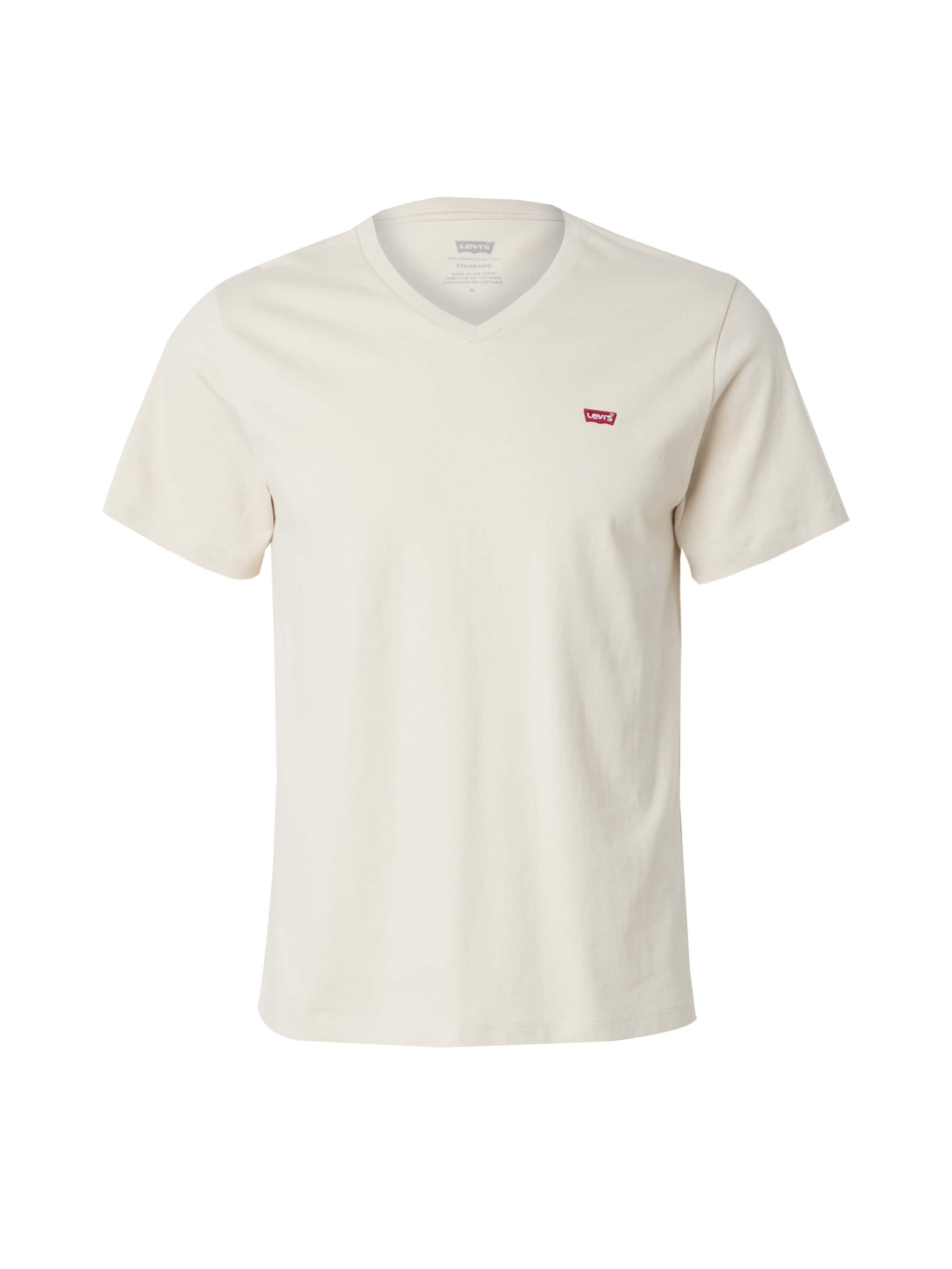Tricou 'Housemark V-Neck Tee' de la LEVI'S ® pe alb: față