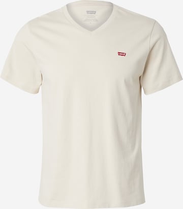 LEVI'S ® Bluser & t-shirts 'Housemark V-Neck Tee' i hvid: forside