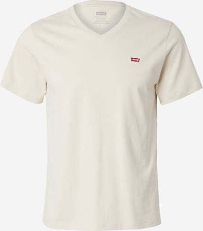 LEVI'S ® Paita 'Housemark V-Neck Tee' värissä punainen / luonnonvalkoinen, Tuotenäkymä