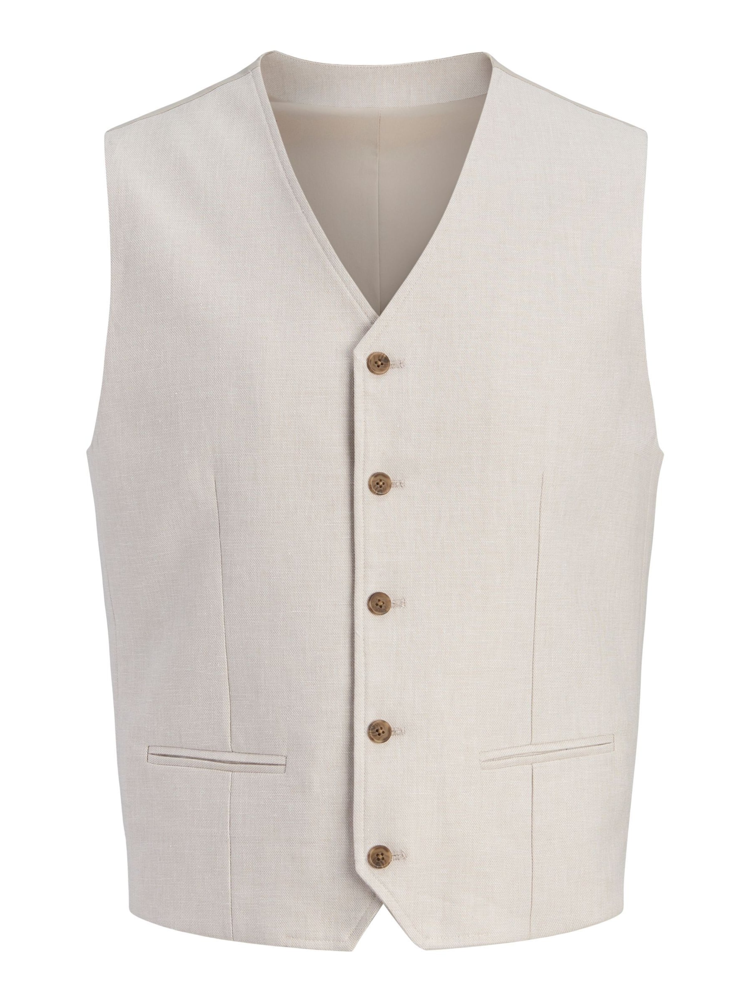JACK & JONES Vest 'JPRMARTIN' i beige: forside