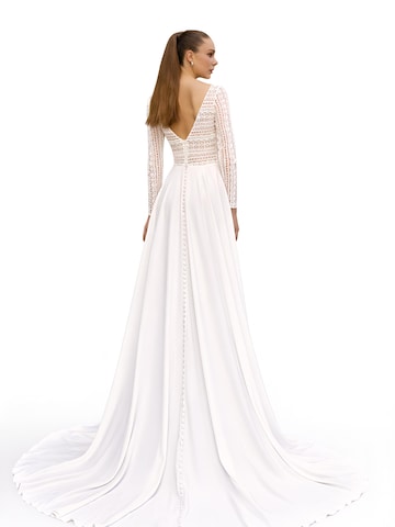 Robe de soirée 'Wedding dress Idan' Devotion Dresses en beige