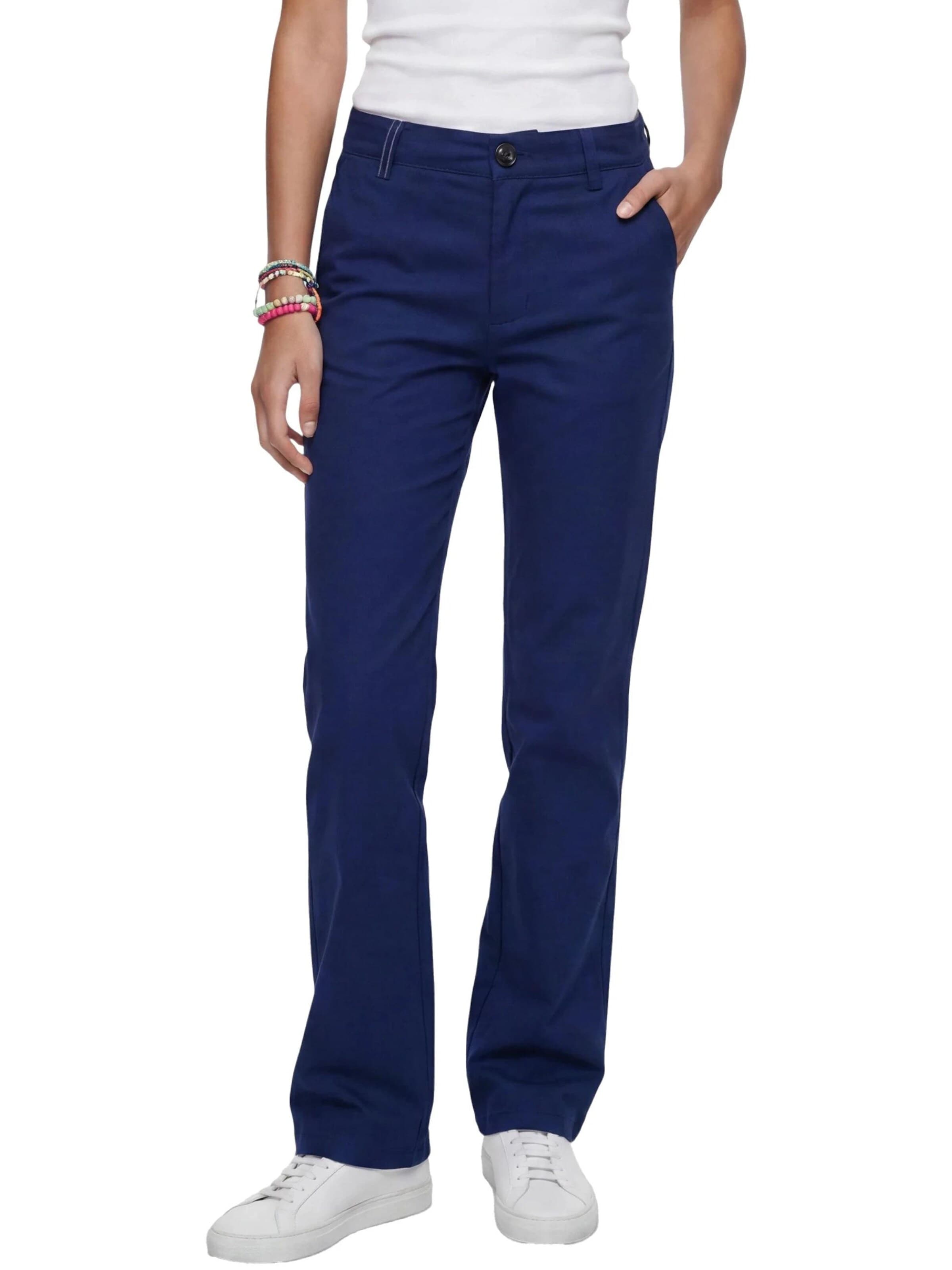 Fraternel Regular Chino Pants in Blue: front