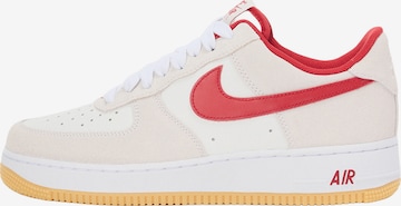 Nike Sportswear - Sapatilhas baixas 'AIR FORCE 1 '07 LV8' em branco: frente