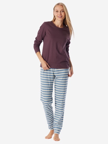 SCHIESSER Schlafanzug ' Casual Essentials ' in Blau