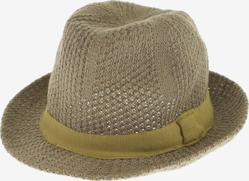 Seeberger Hat & Cap in 58 in Brown: front