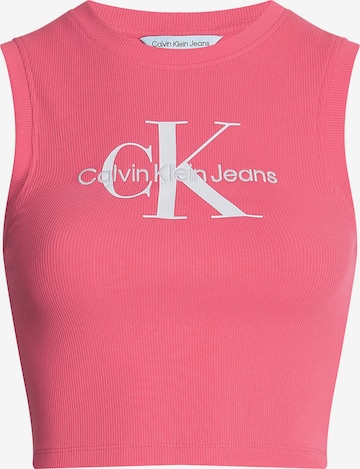 Calvin Klein Jeans - Top en rosa: frente