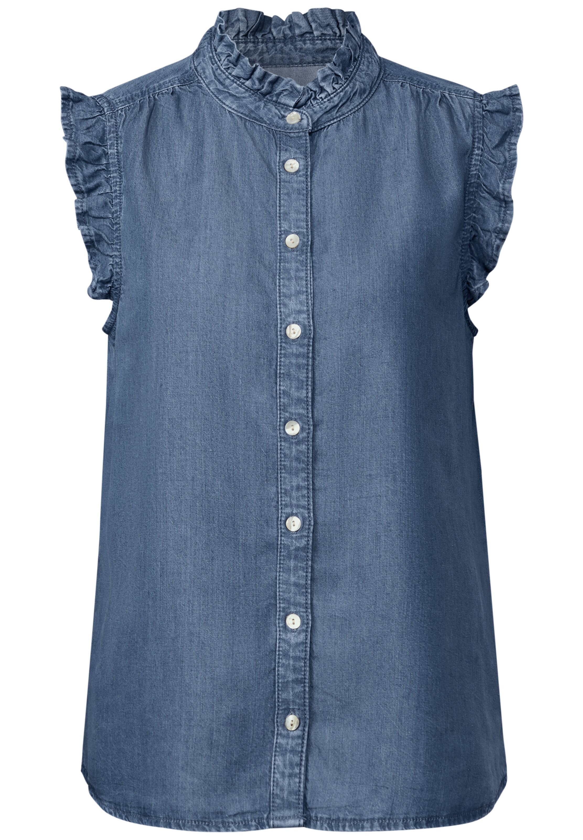 Street One Studio Blouse in Blue: front
