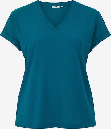 T-shirt WE Fashion en bleu : devant