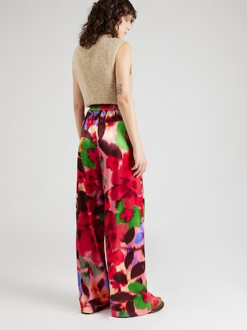 Wide Leg Pantalon Essentiel Antwerp en mélange de couleurs