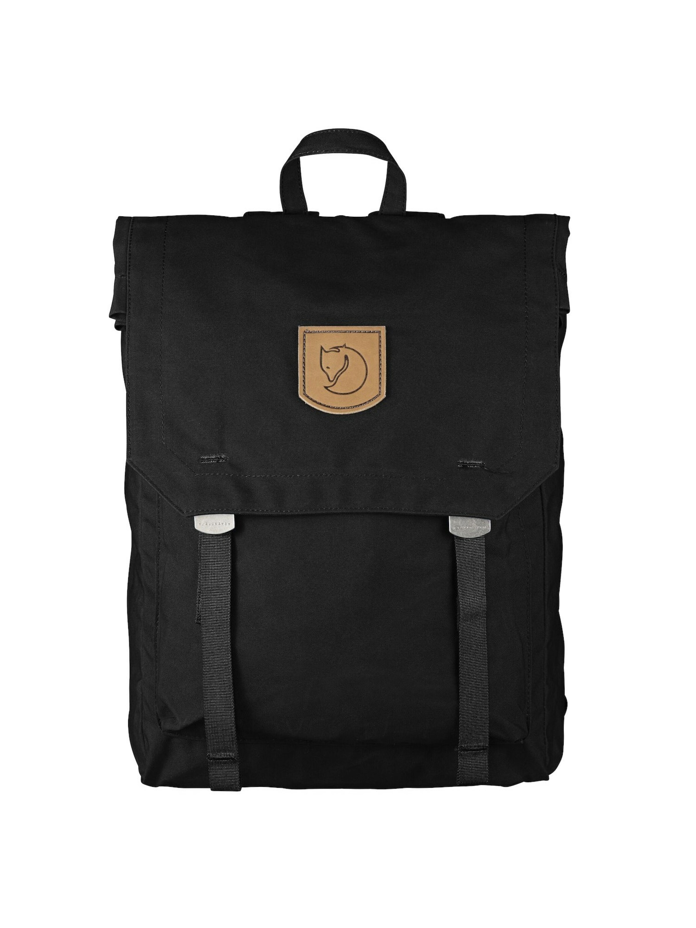 Fjällräven Backpack ' Foldsack No.1 ' in Black: front