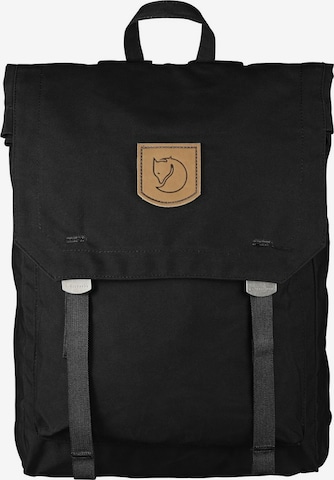 Fjällräven Rucksack ' Foldsack No.1 ' in Schwarz: predná strana