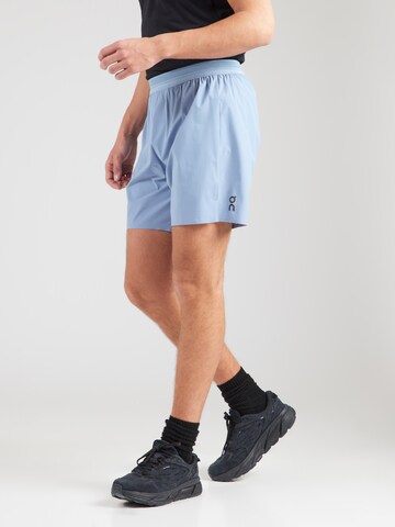 On Regular Sports trousers in Blue: front