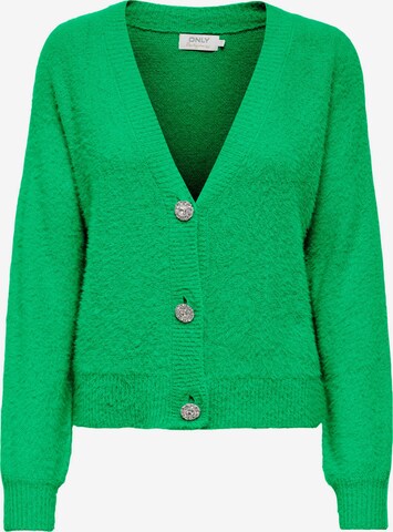 ONLY Knit cardigan 'ELLA' in Green: front