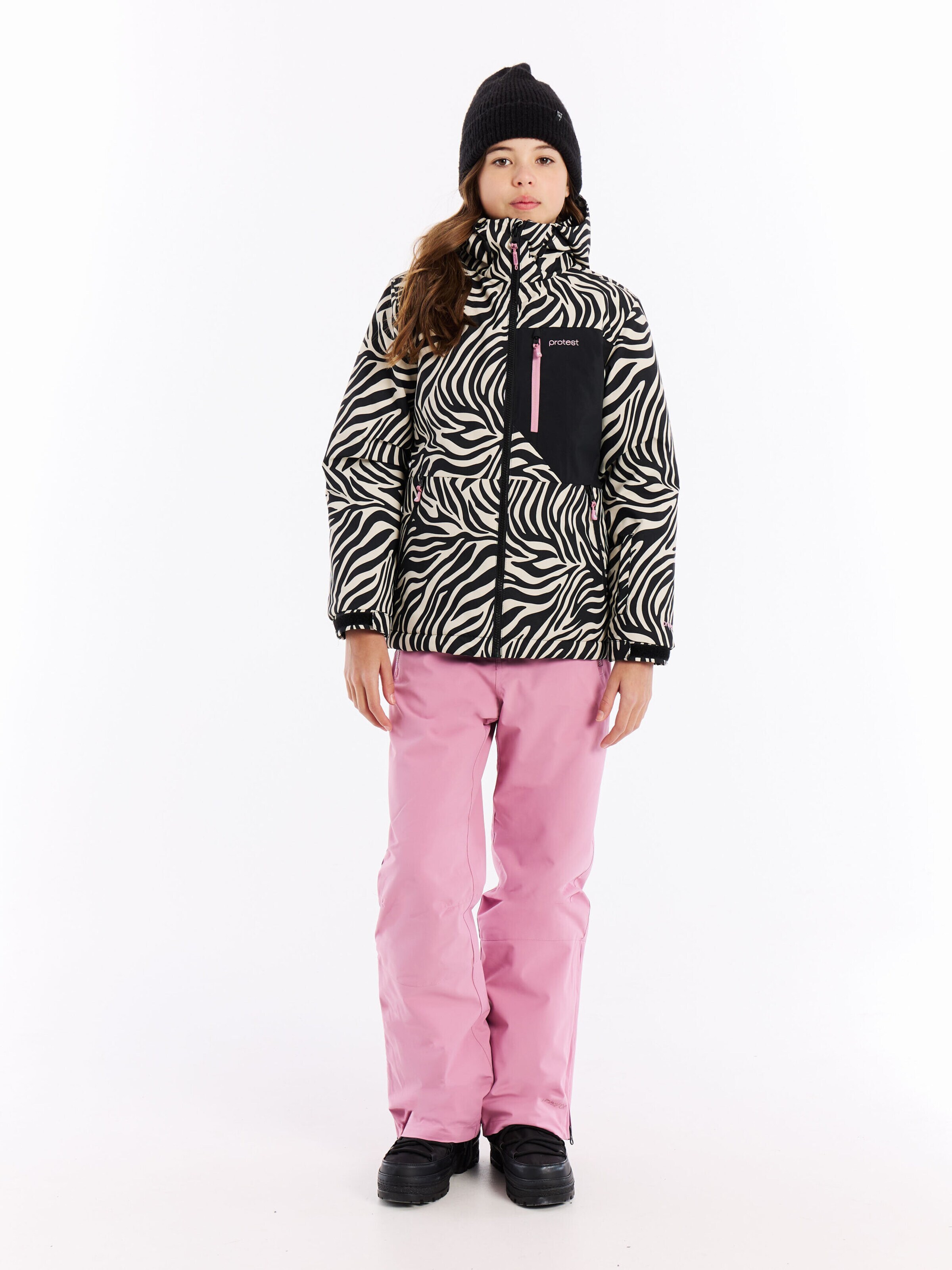 PROTEST Sportjacke 'PRTMinx JR'‌‌‌‌‌‌‌‌‌‌ in Schwarz