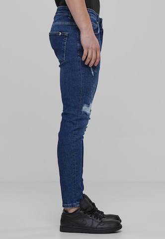 Karl Kani Slimfit Jeans in Blauw