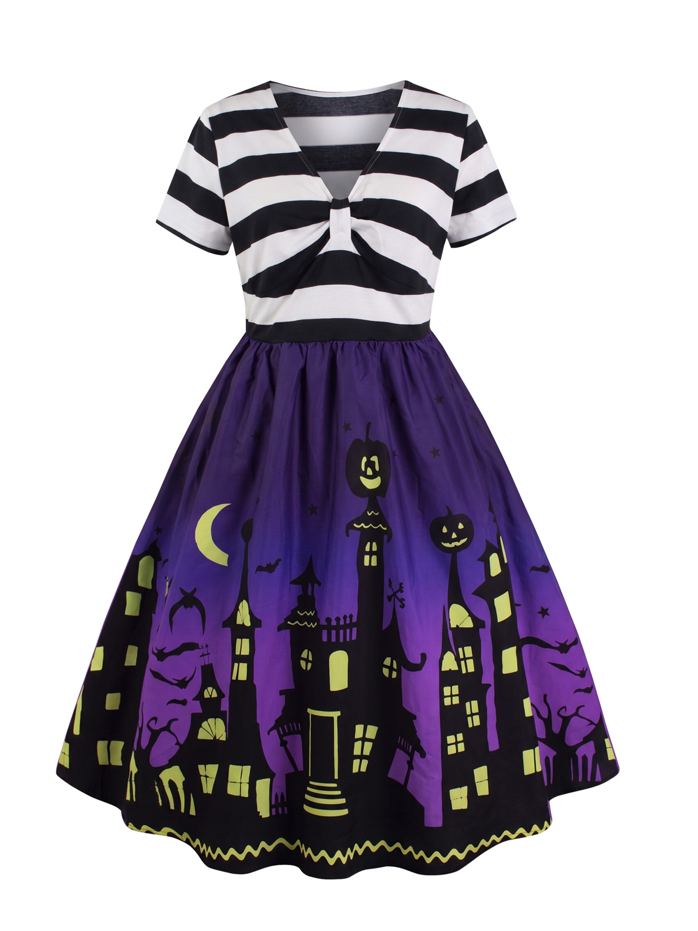 MEETWEE Oversized jurk in Lila: voorkant