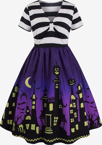MEETWEE Oversized jurk in Lila: voorkant