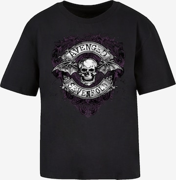 F4NT4STIC Shirt 'Avenged Sevenfold Rock Metal Band Bat Flourish' in Black |  ABOUT YOU