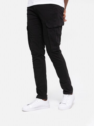 Threadbare Regular Cargobroek 'Zen' in Zwart: voorkant