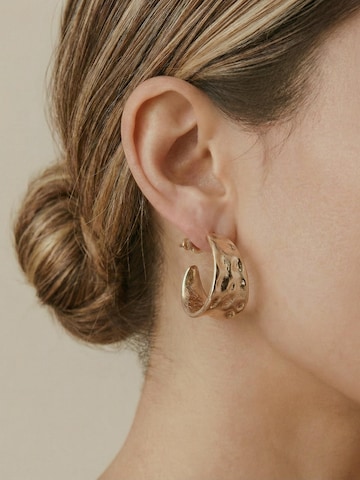 Kamakula Ohrringe 'Sculptural Chunky'‌‌‌‌‌‌‌ in Gold