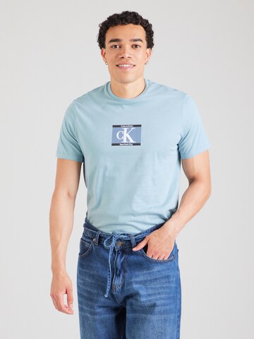 Calvin Klein T-Shirt in Blau: Vorderseite