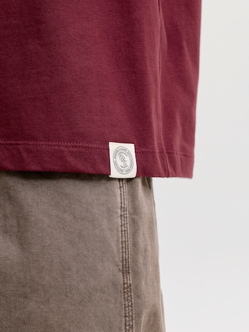 JACK & JONES Тениска 'JORFREDERIKSBERG' в лилав