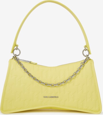 Karl Lagerfeld Τσάντα ώμου 'Seven' σε κίτρινο: μπροστά