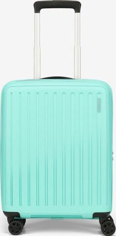 American Tourister Trolley 'Rejoy' in Blau: Vorderseite