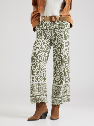 Wide Leg Pantalon 'Ce44cili' Hailys en vert : devant