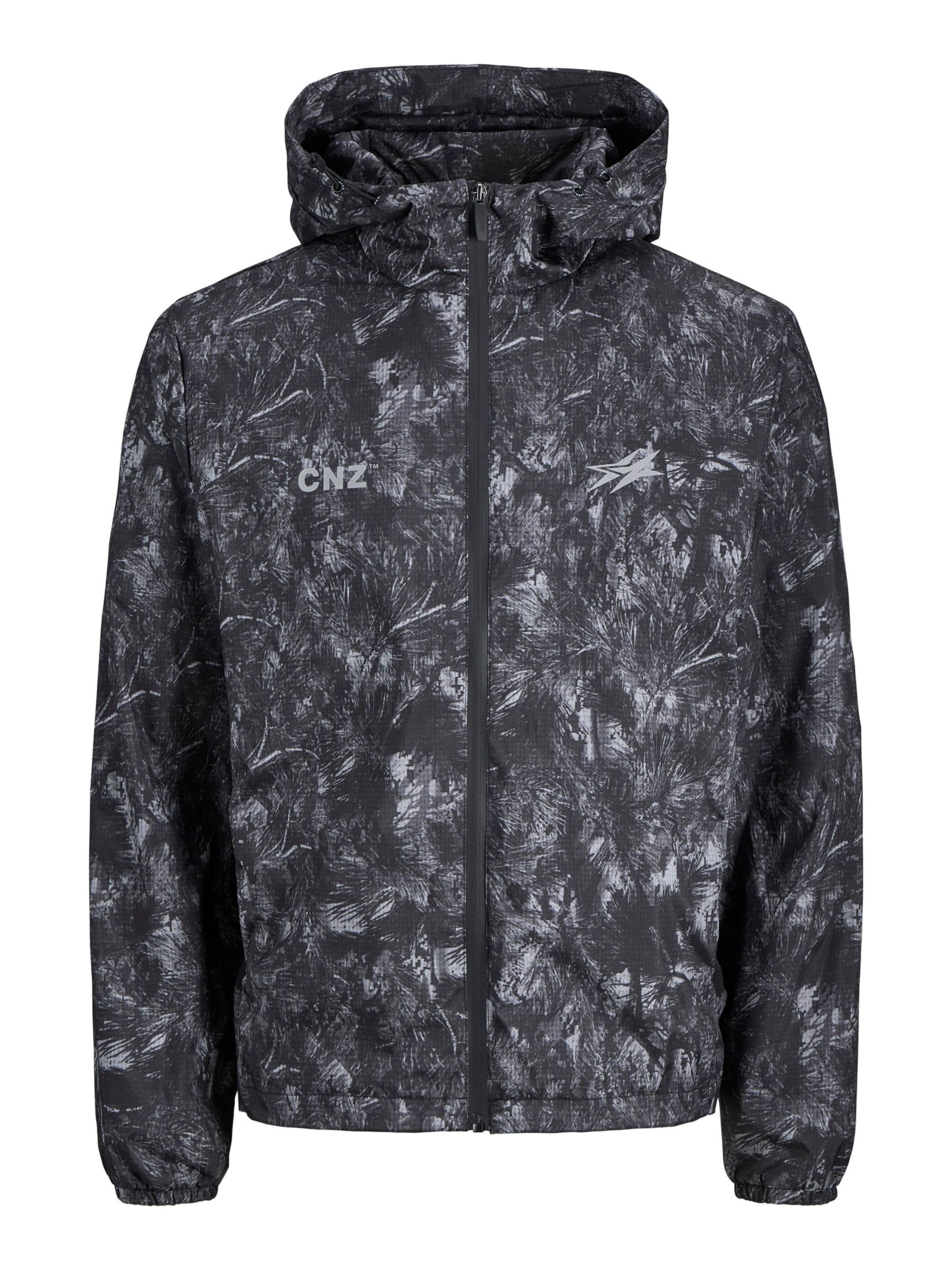 Veste mi-saison 'CNZ' JACK & JONES en gris : devant