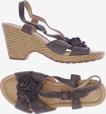 GABOR Sandals & High-Heeled Sandals in 38,5 in Grey: front
