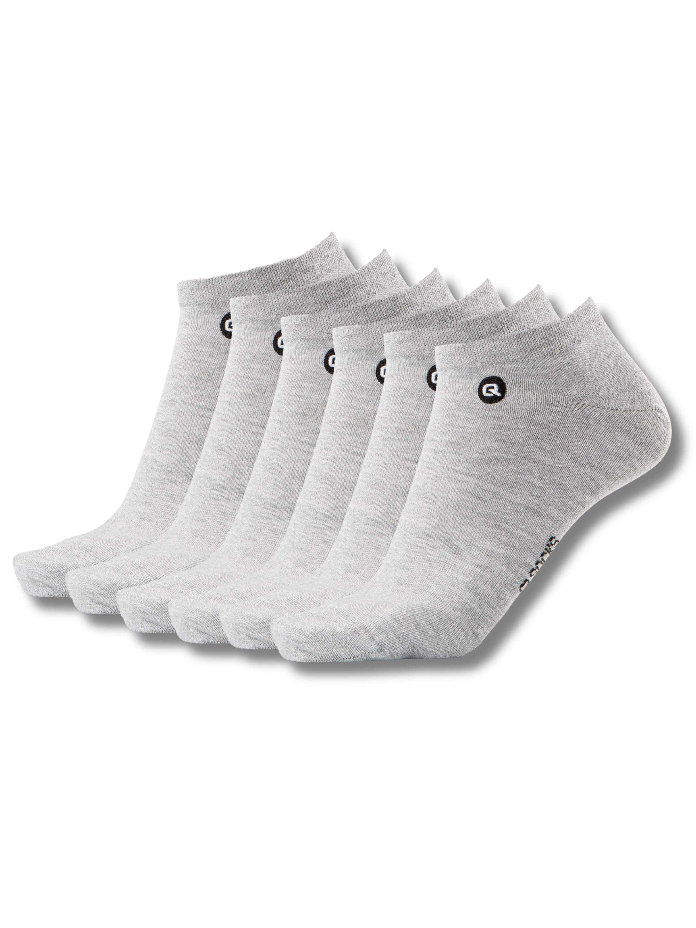 Chaussettes QOLONIA en gris : devant