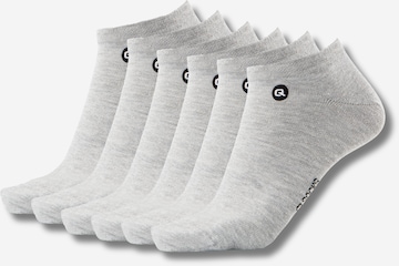 Chaussettes QOLONIA en gris : devant