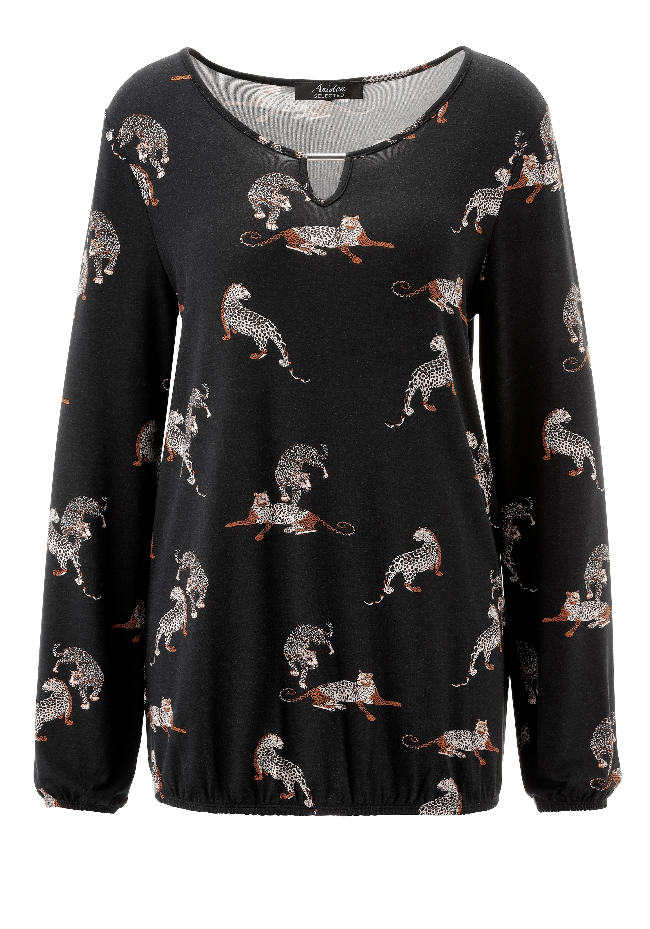 Aniston SELECTED Shirt in Black: front