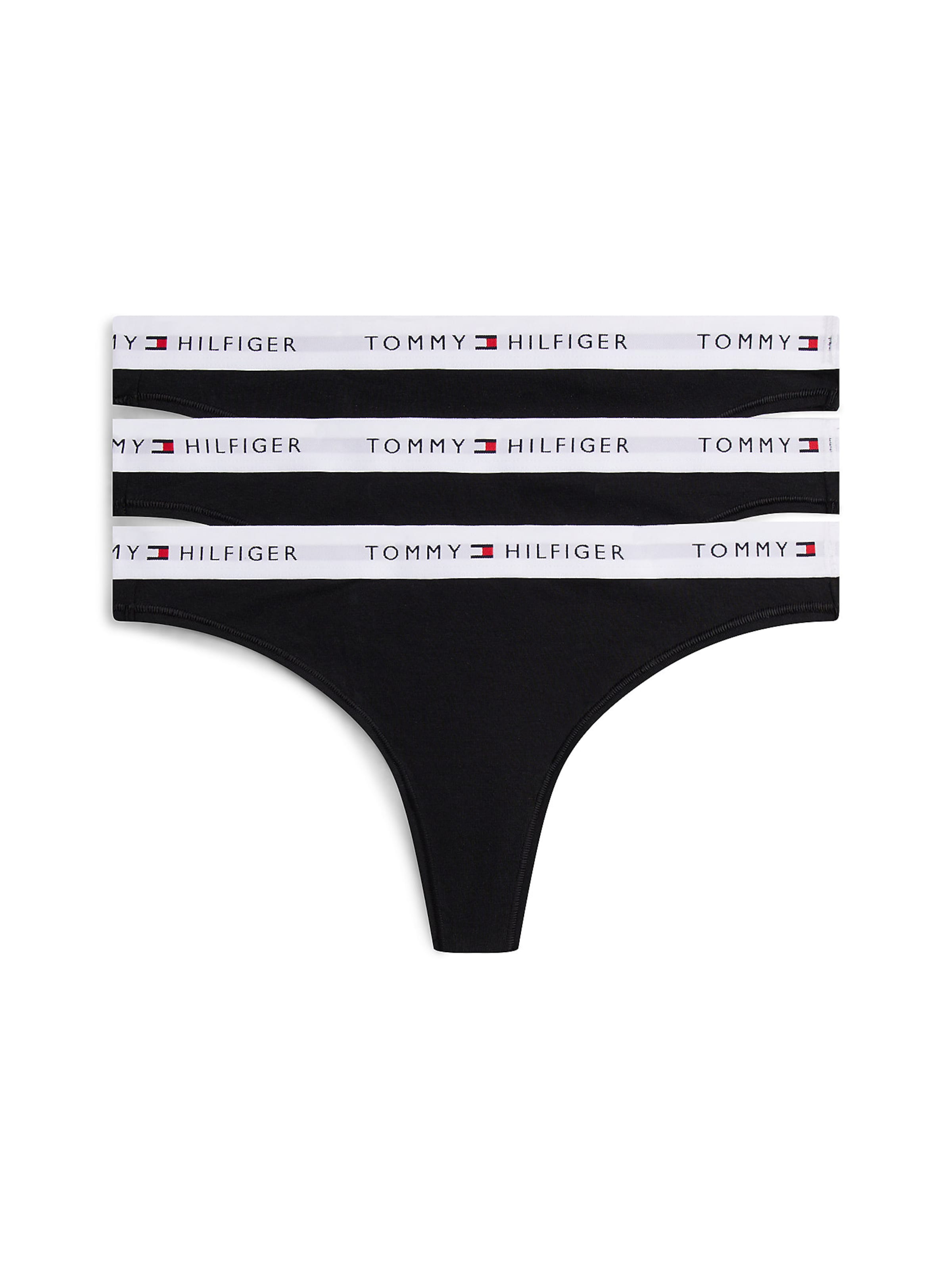 Tommy Hilfiger Underwear Tangá 'Essential' - Čierna: predná strana