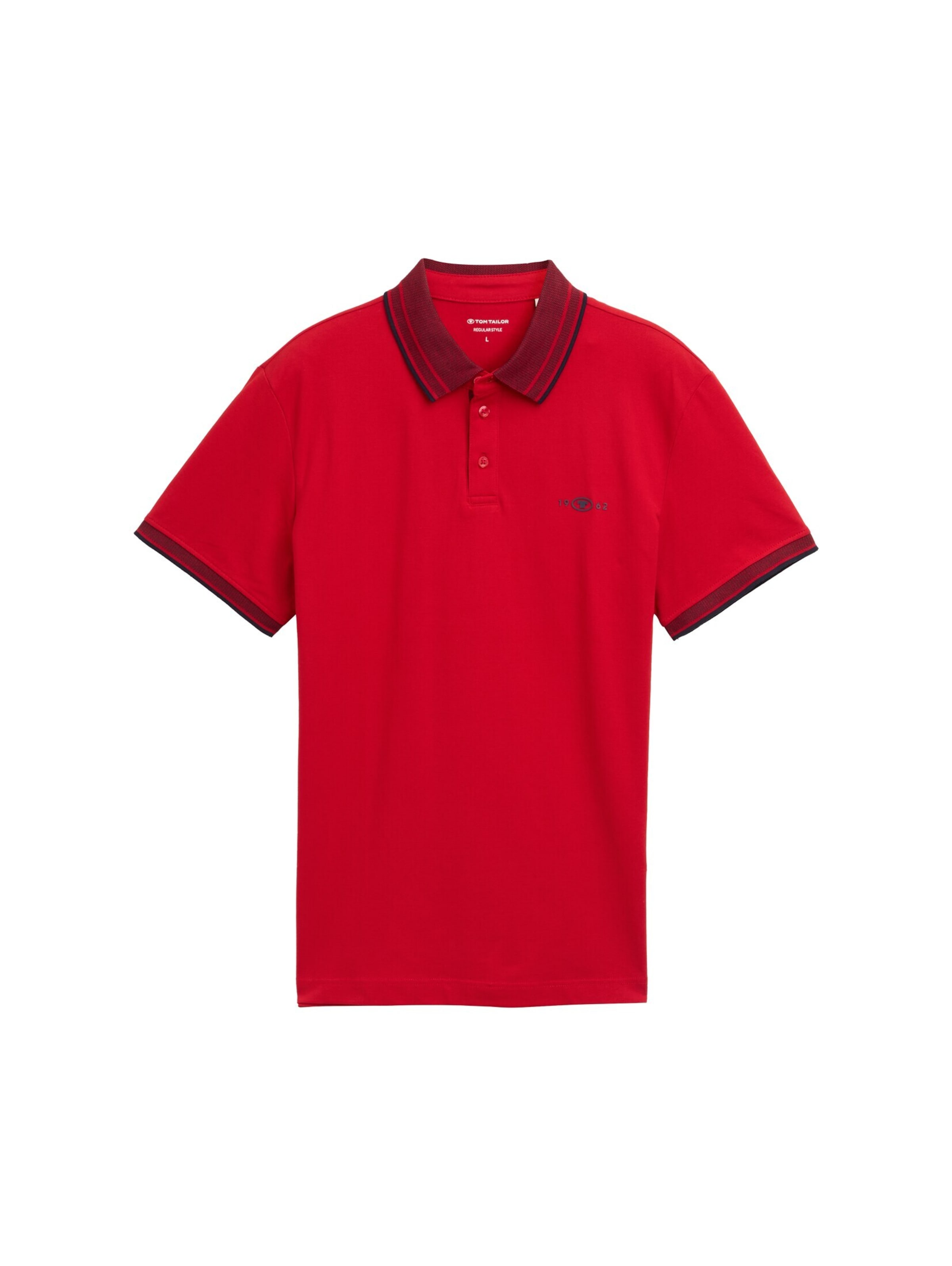 TOM TAILOR Shirt in Red: front