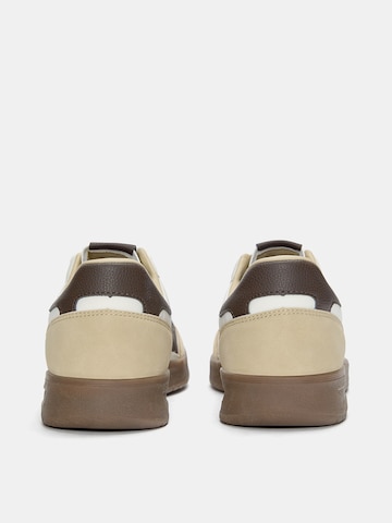Pull&Bear Platform trainers in Beige