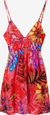 Desigual - Vestido de playa 'Hossegor' en naranja: frente