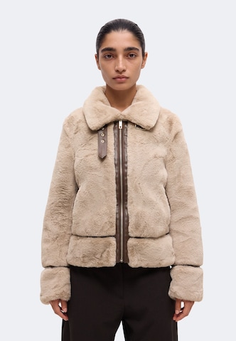 Veste d’hiver 'Lambra' RINO & PELLE en beige : devant